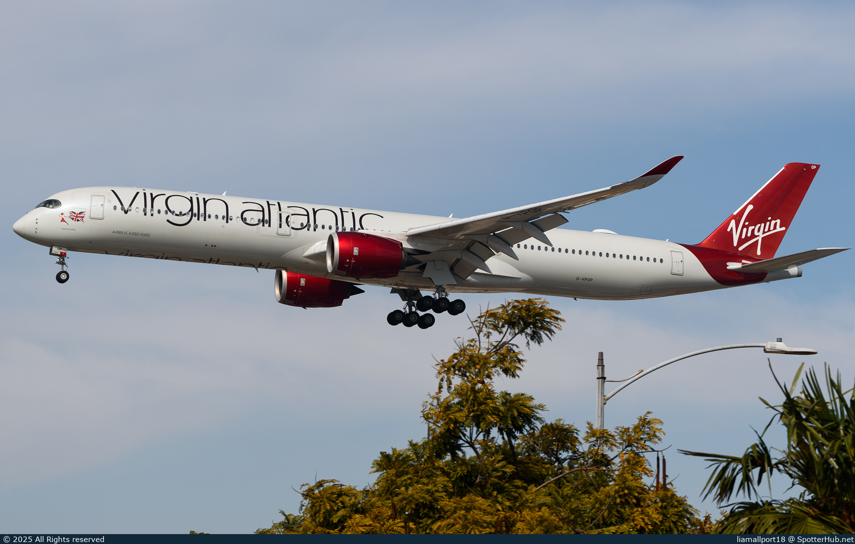 Photo of G-VPOP - Airbus A350-1041 operated by Virgin Atlantic Airways