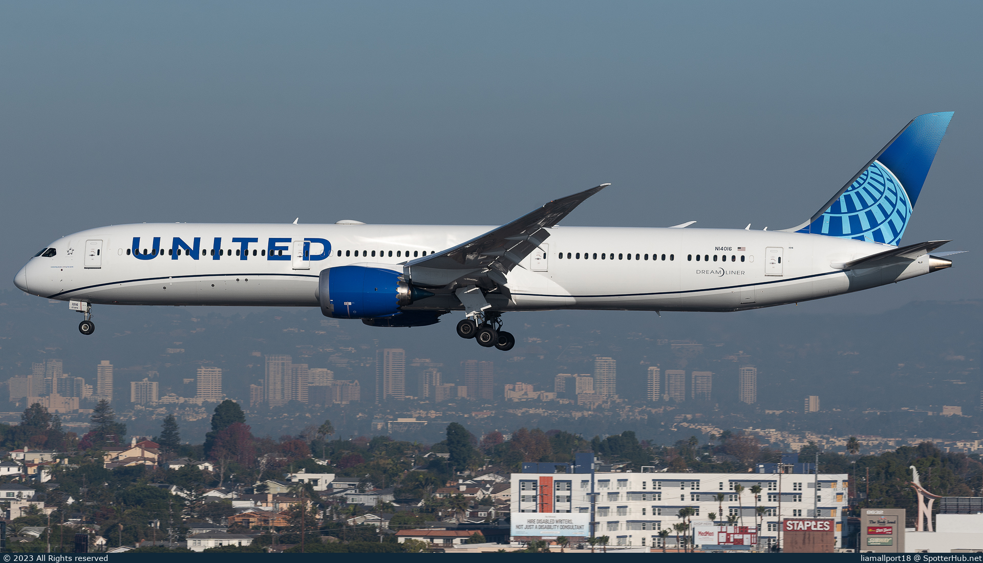 Photo of N14016 - Boeing 787-10 Dreamliner operated by United Airlines