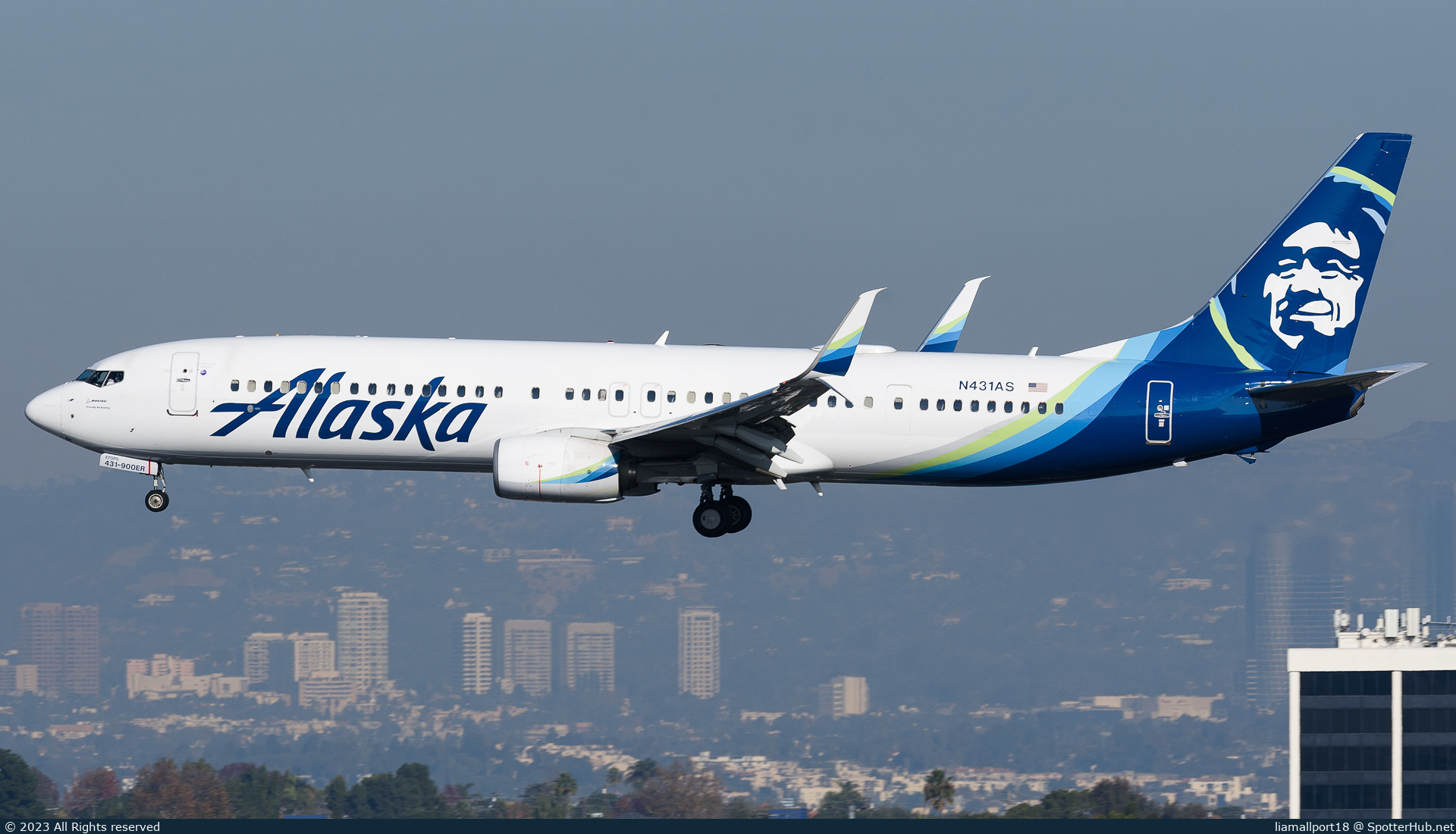 Photo of N431AS - Boeing 737-990(ER) operated by Alaska Airlines