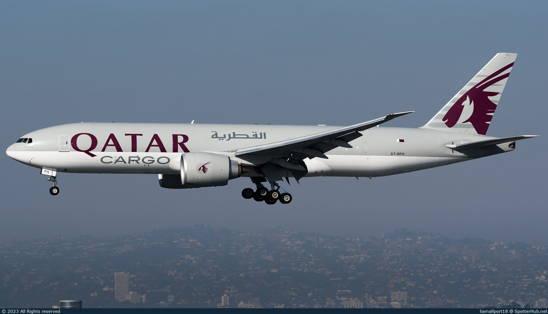 Photo of A7-BFH - Boeing 777-FDZ operated by Qatar Airways Cargo