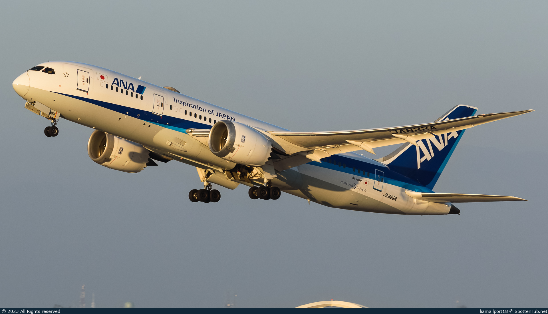Photo of JA822A - Boeing 787-8 Dreamliner operated by ANA All Nippon Airways (opb Air Japan)