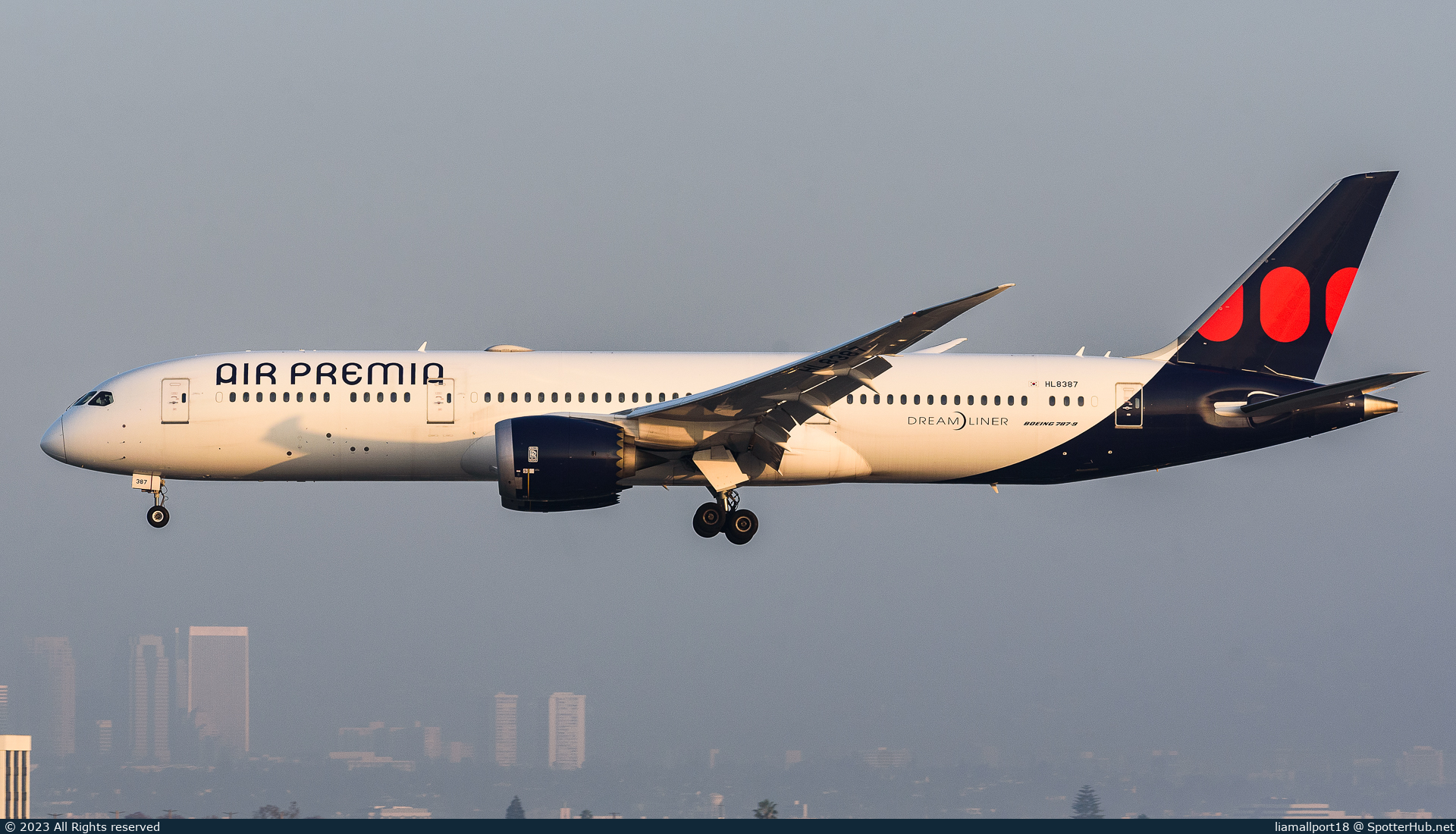 Photo of HL8387 - Boeing 787-9 Dreamliner operated by Air Premia