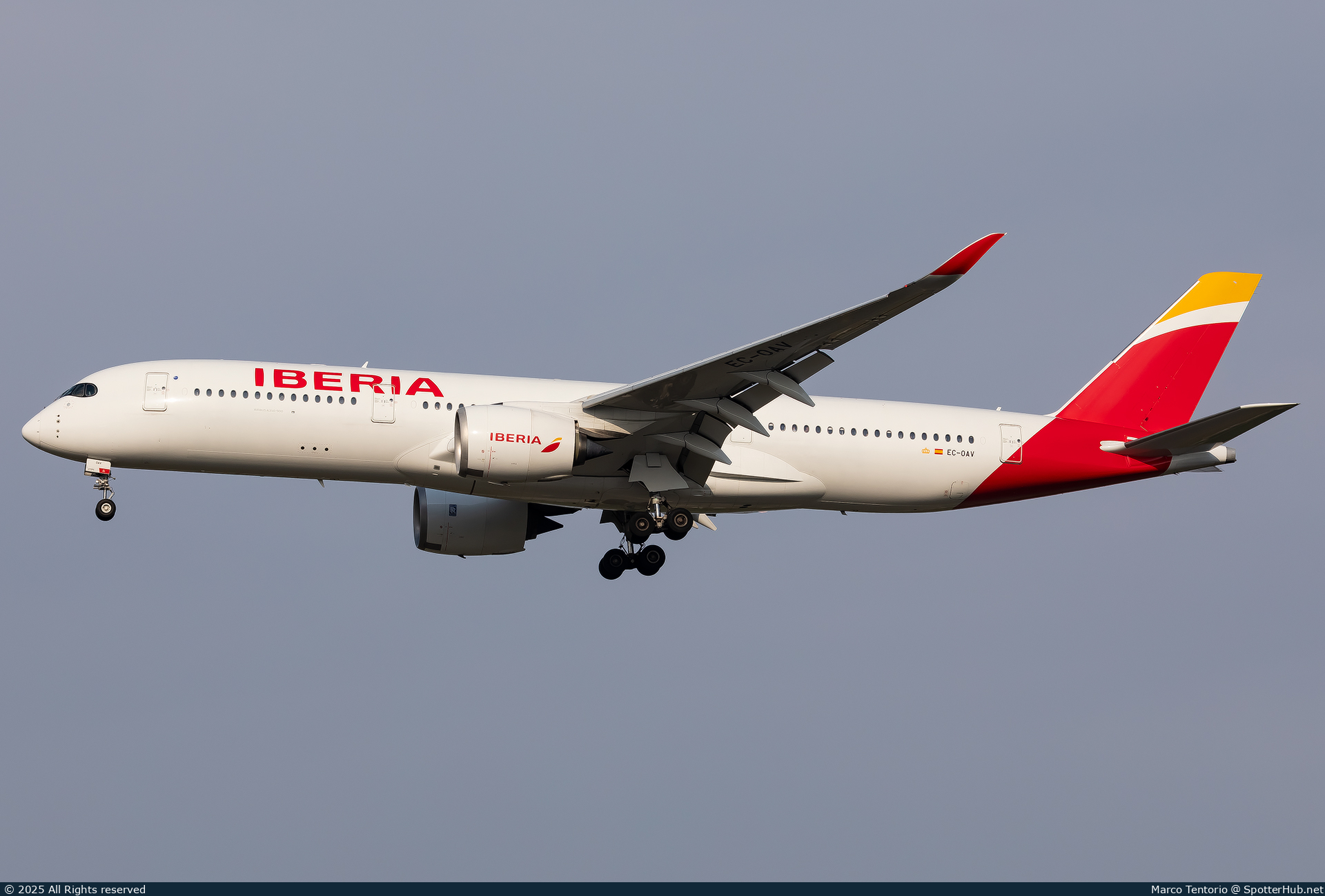 Photo of EC-OAV - Airbus A350-941 operated by Iberia