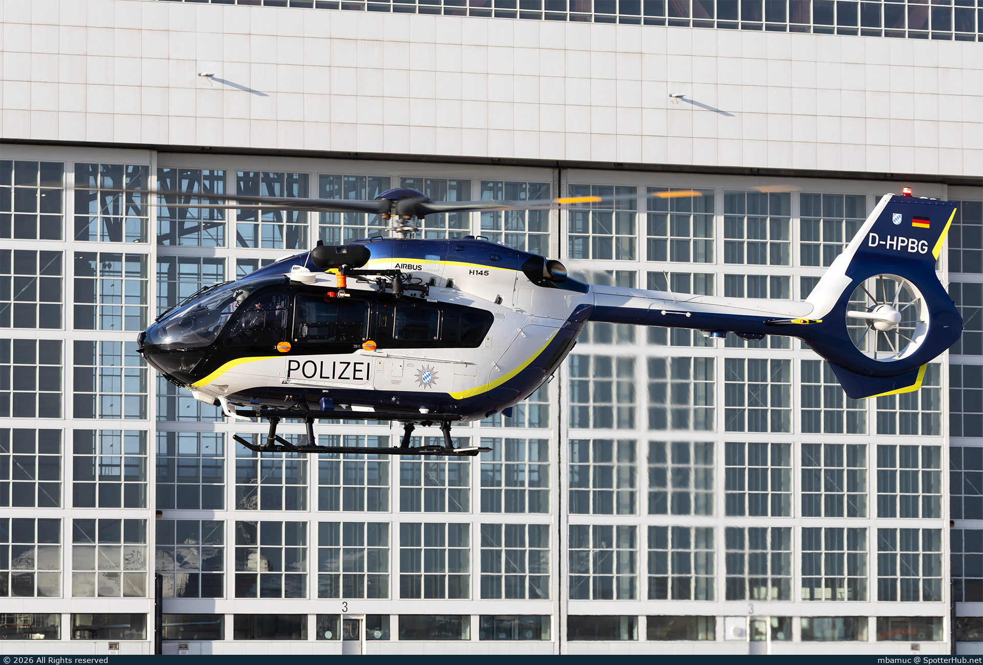 Photo of D-HPBG - Airbus Helicopters H145 operated by German Police - Hubschrauberstaffel Bayern