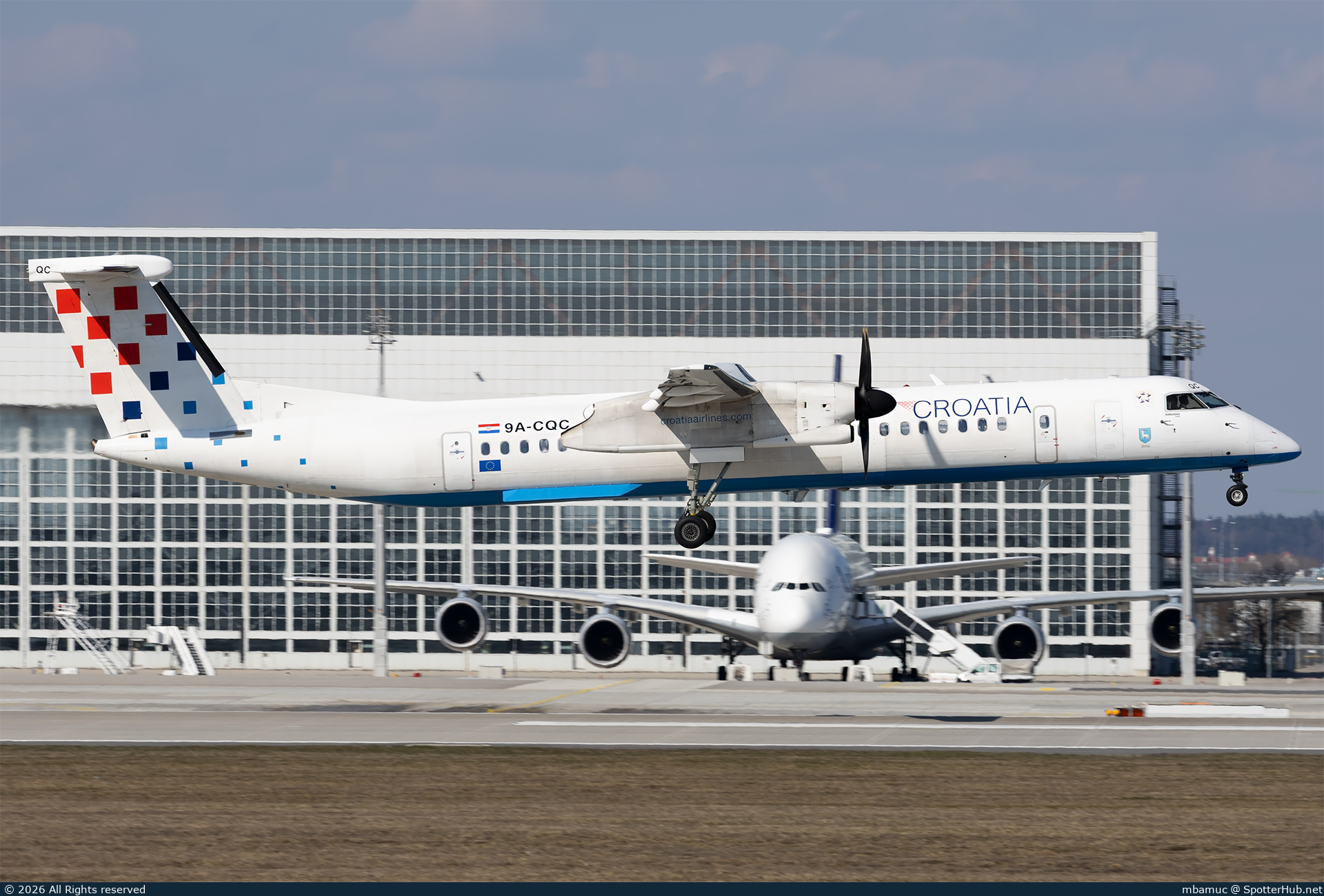 Photo of 9A-CQC - Bombardier DHC-8-402 Dash 8 Q400 operated by Croatia Airlines