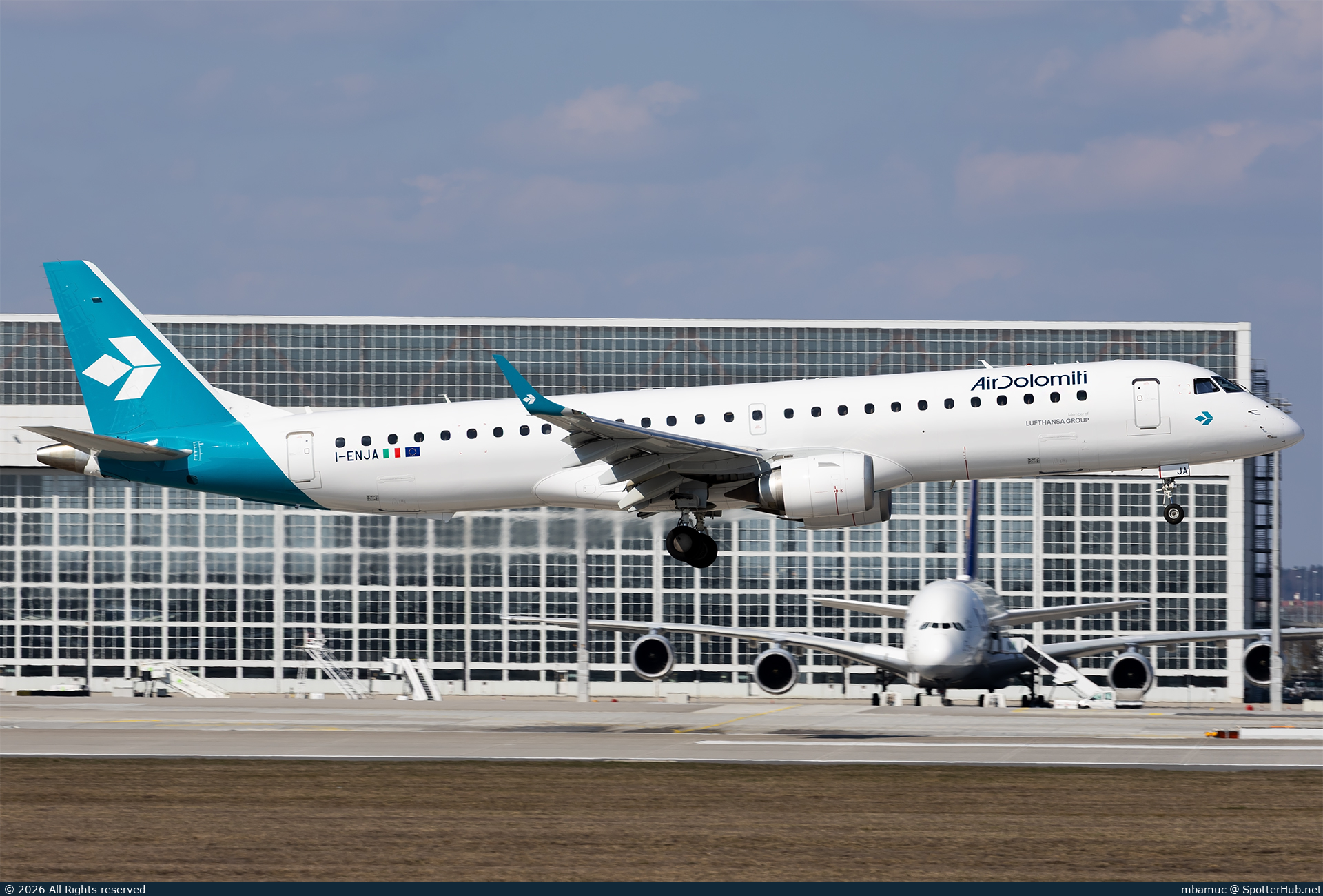 Photo of I-ENJA - Embraer ERJ-195LR operated by Air Dolomiti