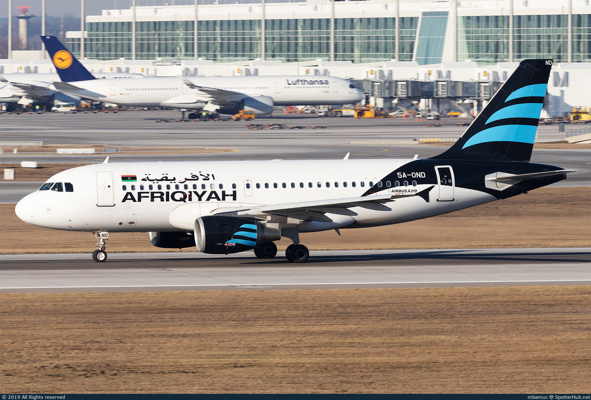 Photo of 5A-OND - Airbus A319-111 operated by Afriqiyah Airways
