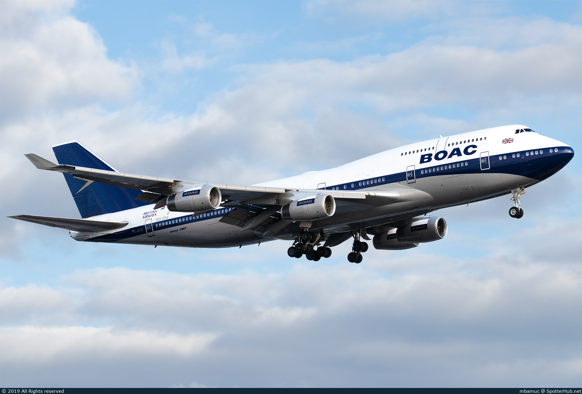 Photo of G-BYGC - Boeing 747-436 operated by British Airways