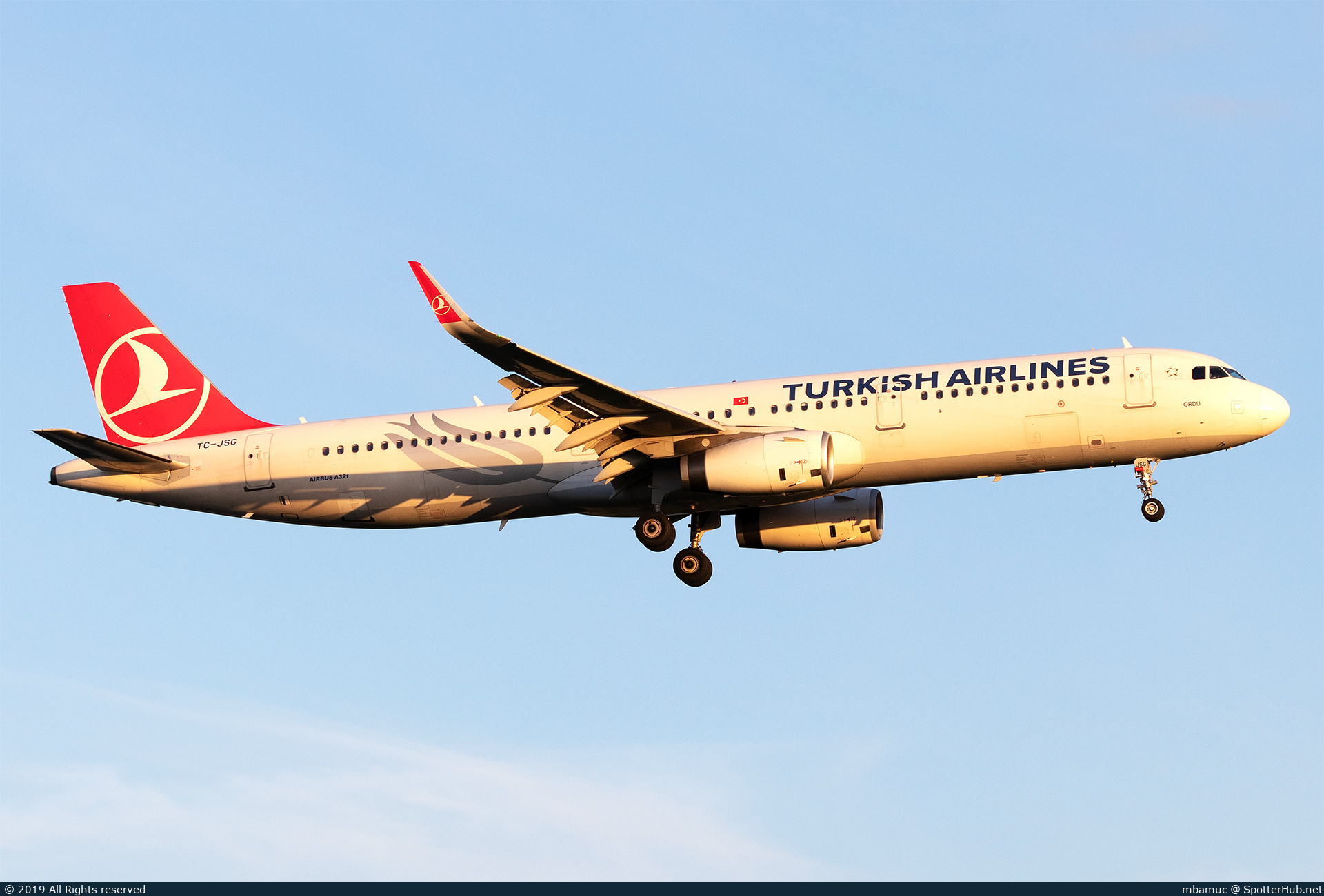 Photo of TC-JSG - Airbus A321-231 operated by Turkish Airlines