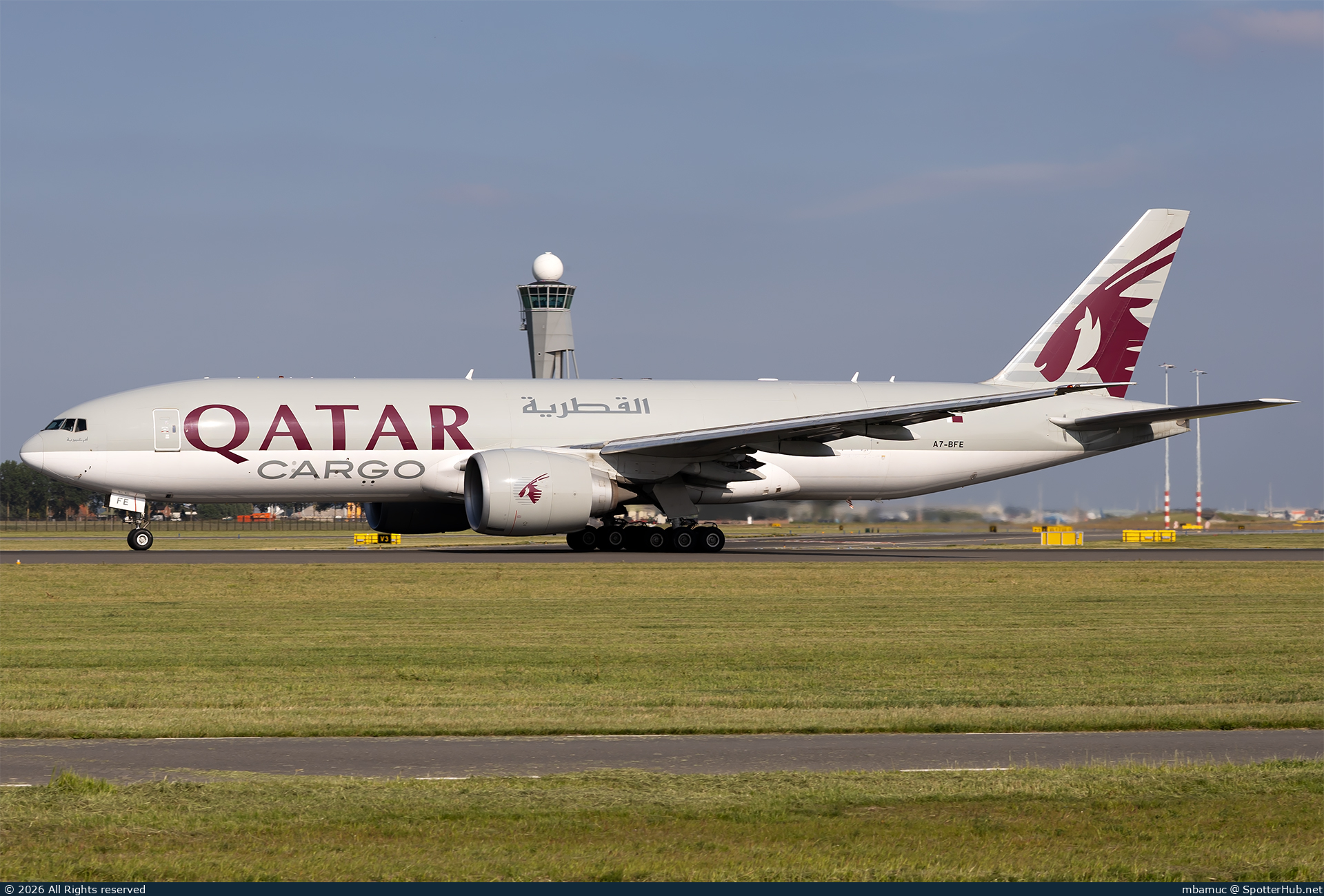 Photo of A7-BFE - Boeing 777-FDZ operated by Qatar Airways Cargo