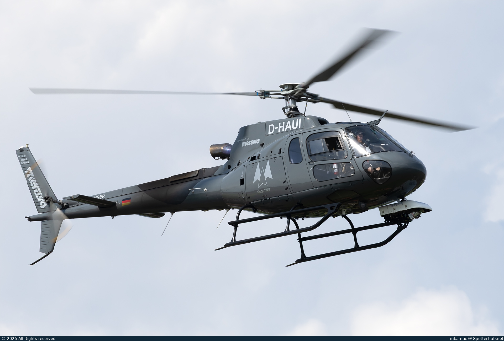 Photo of D-HAUI - Aérospatiale AS350B3+ Écureuil operated by Meravo Helicopters