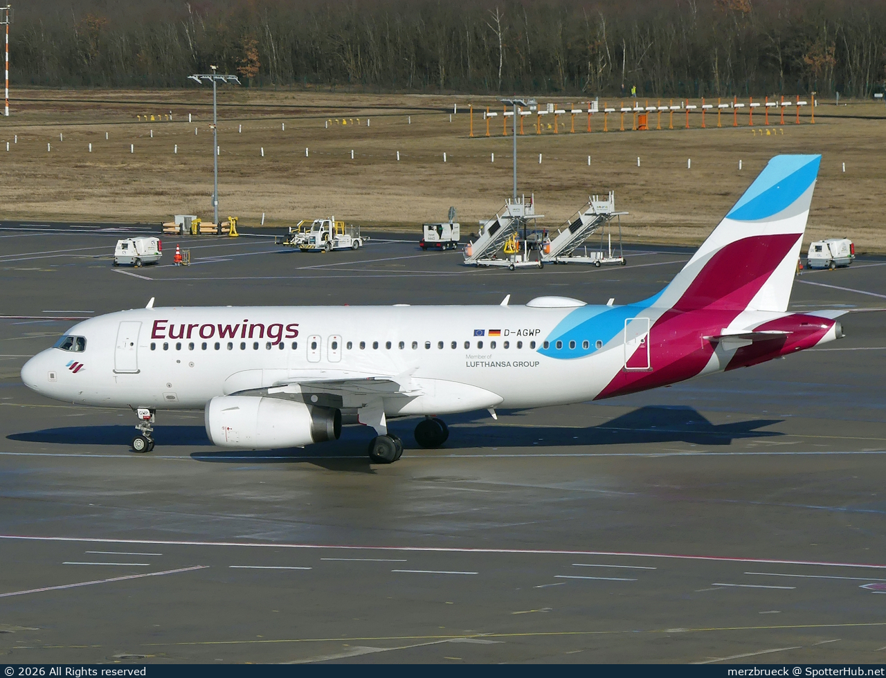 Photo of D-AGWP - Airbus A319-132 operated by Eurowings