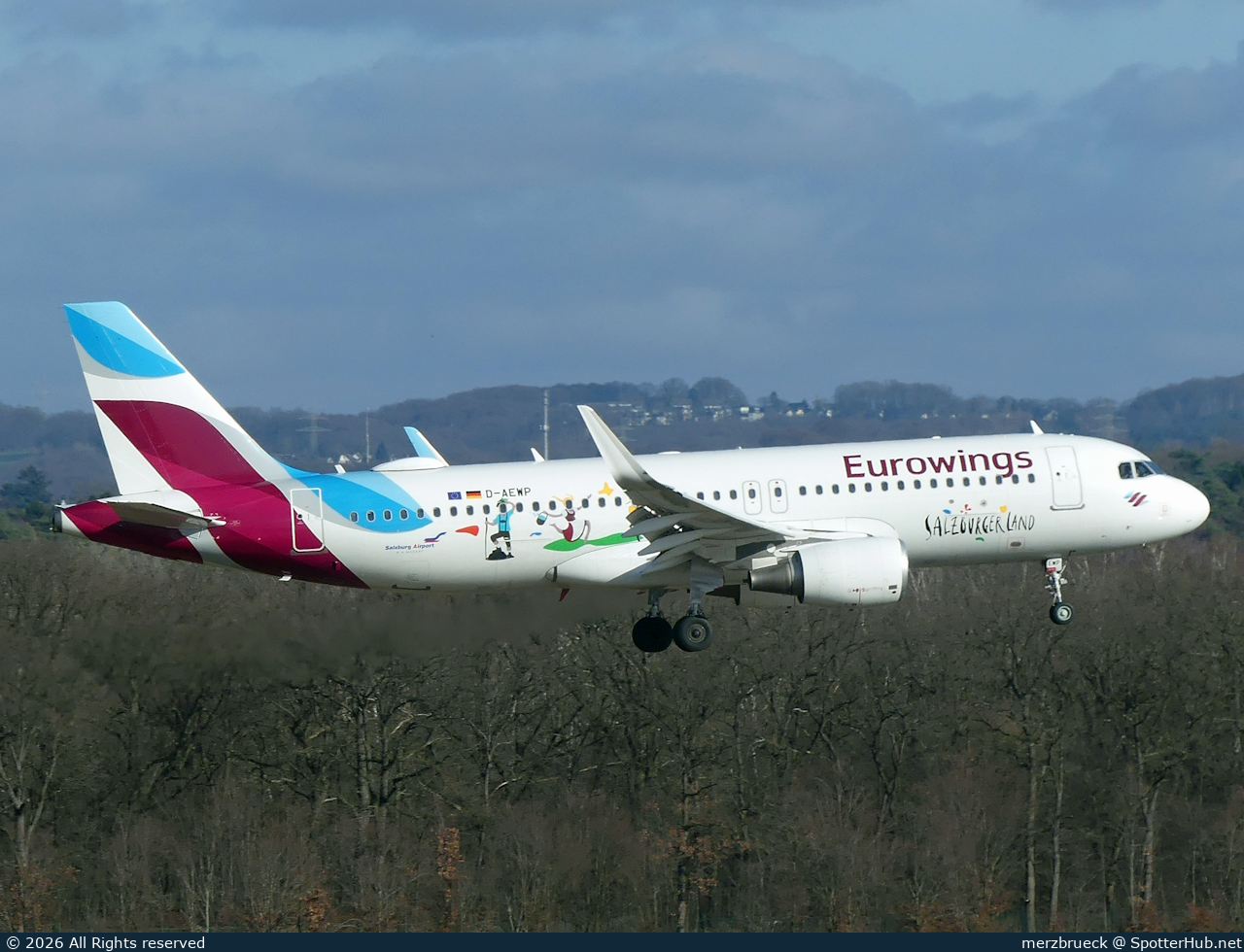 Photo of D-AEWP - Airbus A320-214 operated by Eurowings