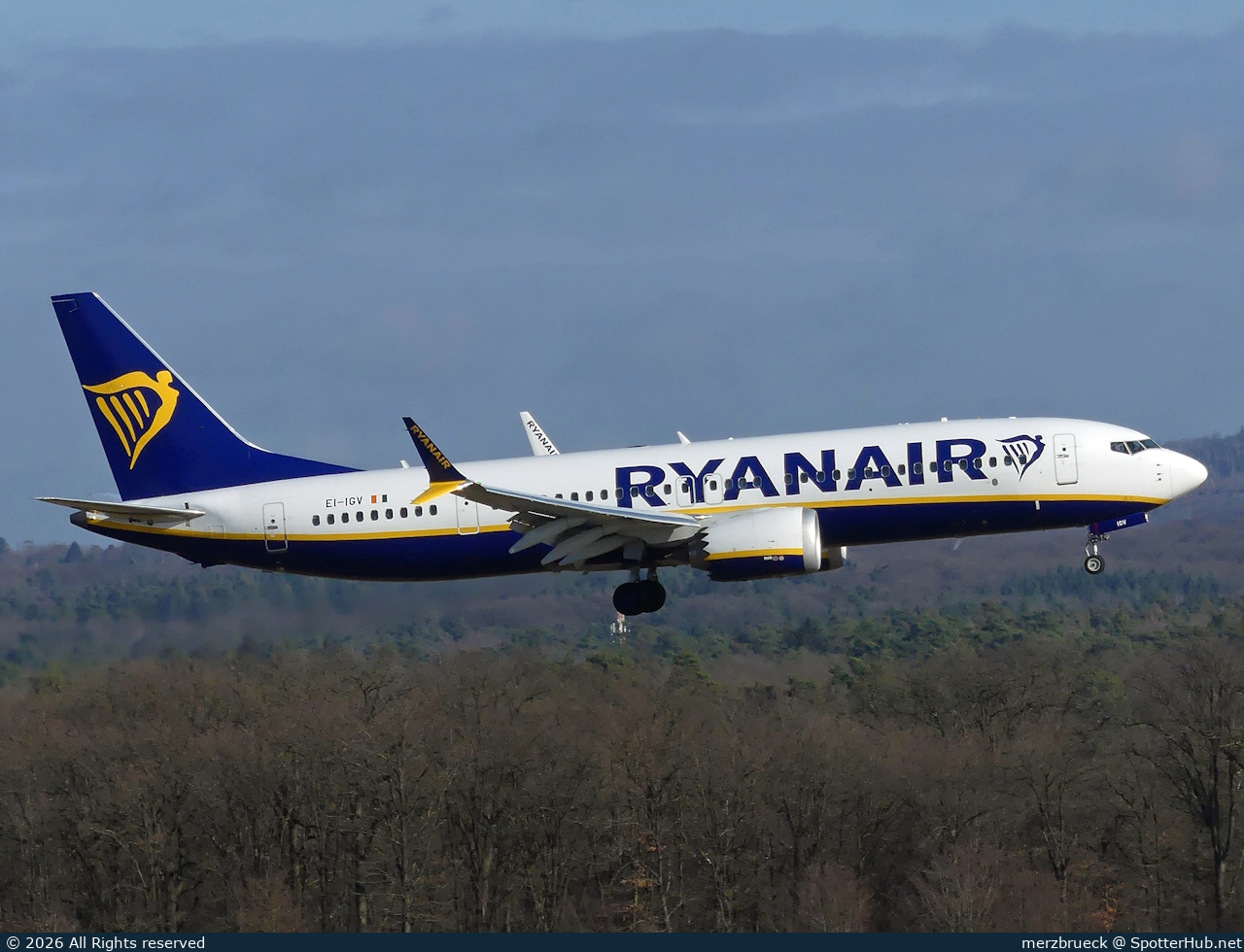 Photo of EI-IGV - Boeing 737 MAX 8-200 operated by Ryanair