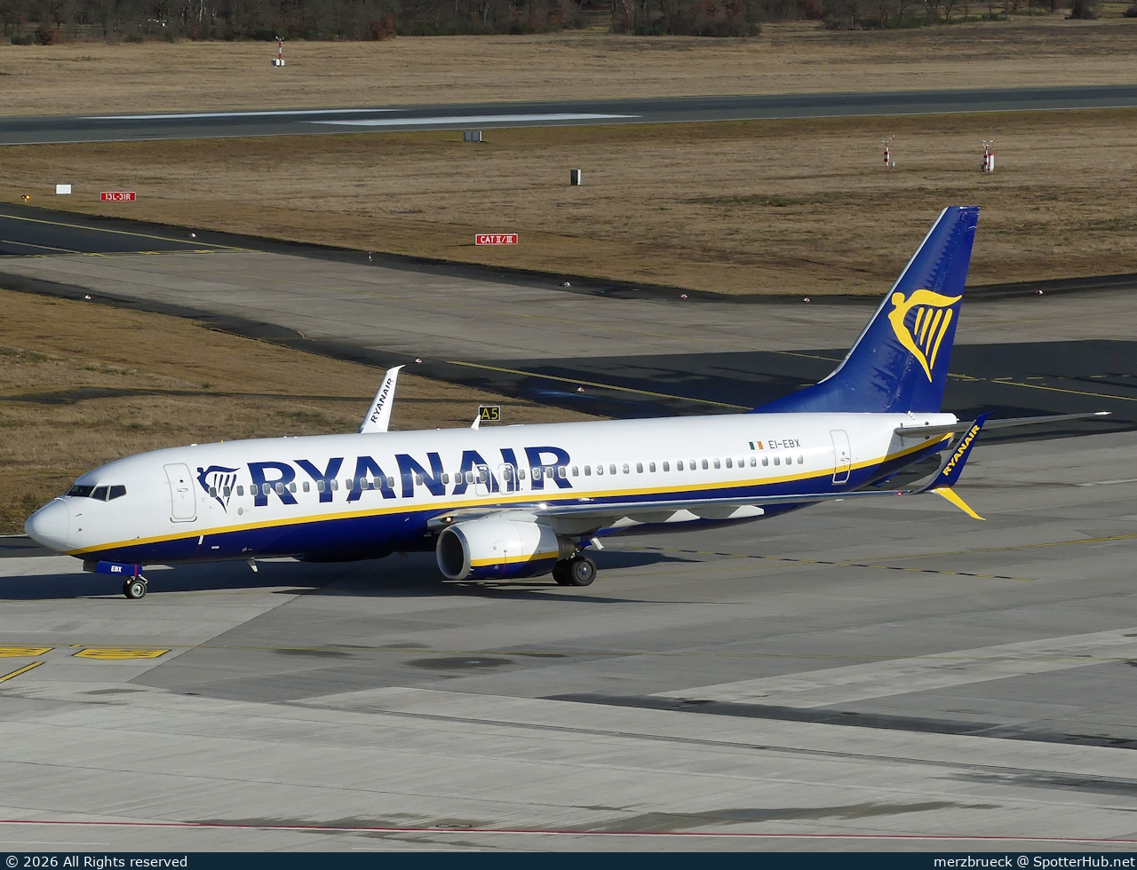 Photo of EI-EBX - Boeing 737-8AS operated by Ryanair