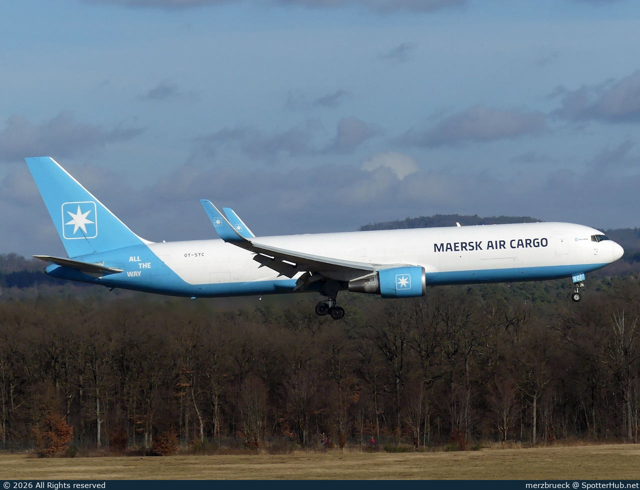 Photo of OY-SYC - Boeing 767-3P6(ER)(BDSF) operated by Maersk Air Cargo