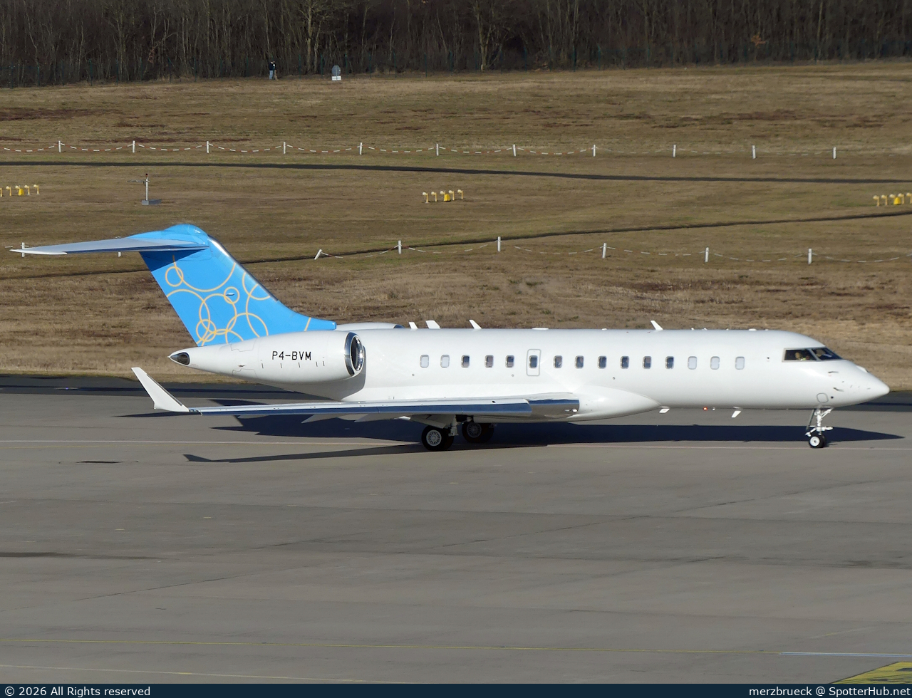 Photo of P4-BVM - Bombardier Global 6000 operated by Private