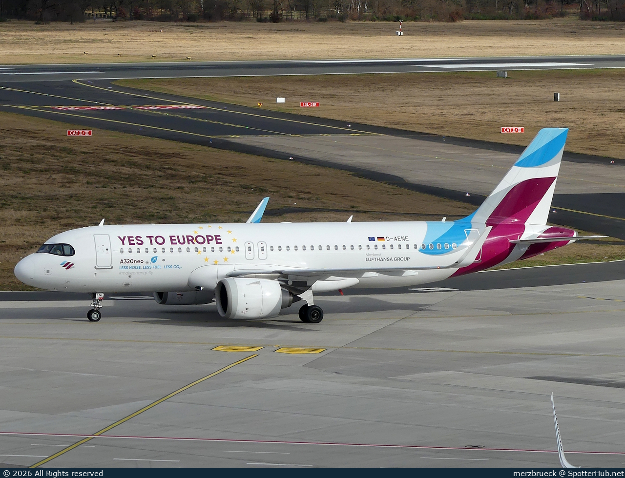 Photo of D-AENE - Airbus A320-251N operated by Eurowings
