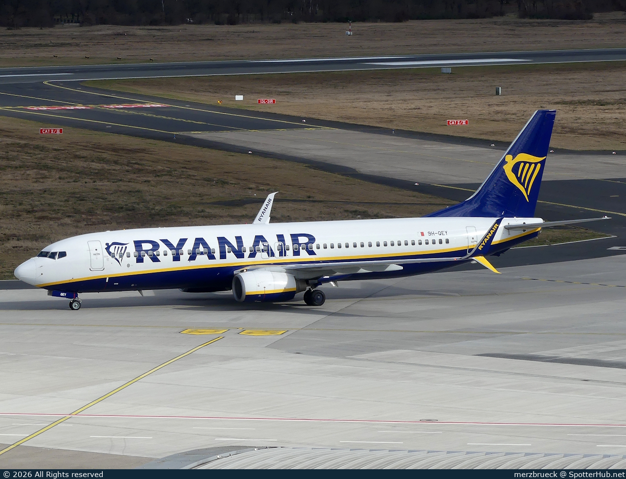 Photo of 9H-QEY - Boeing 737-8AS operated by Ryanair (opb Malta Air)
