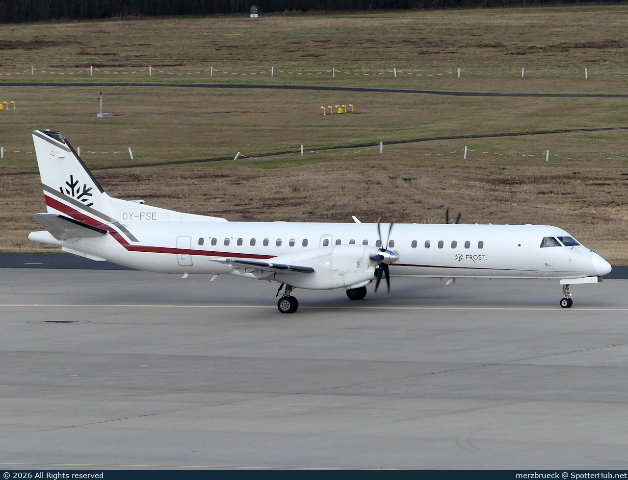 Photo of OY-FSE - Saab 2000 operated by Frost Air