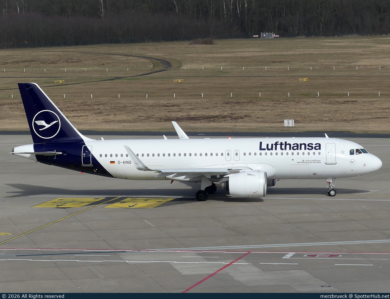 Photo of D-AINQ - Airbus A320-271N operated by Lufthansa