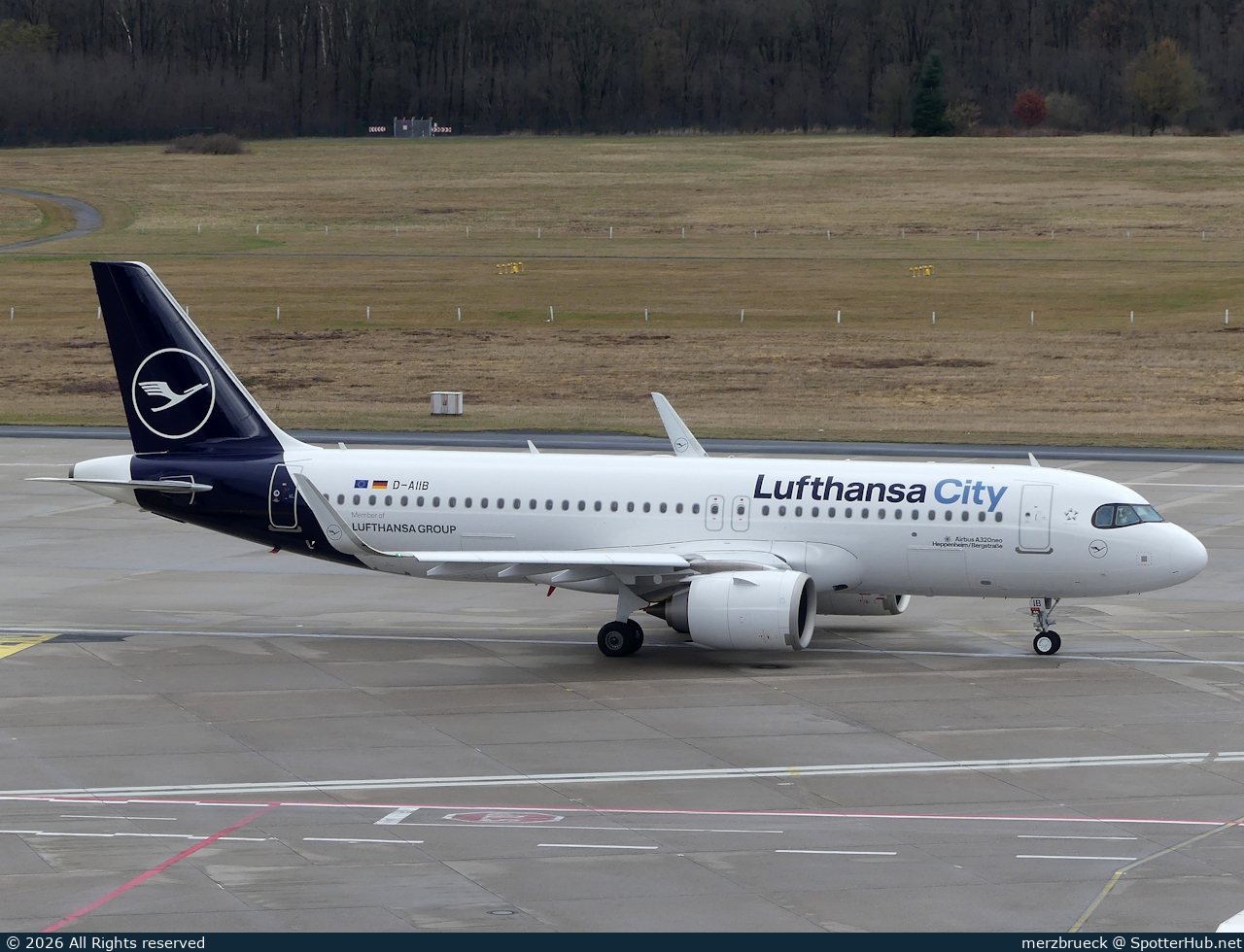 Photo of D-AIIB - Airbus A320-251N operated by Lufthansa City Airlines