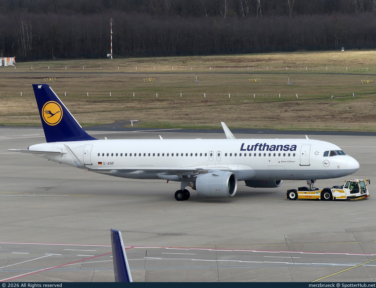 Photo of D-AINF - Airbus A320-271N operated by Lufthansa