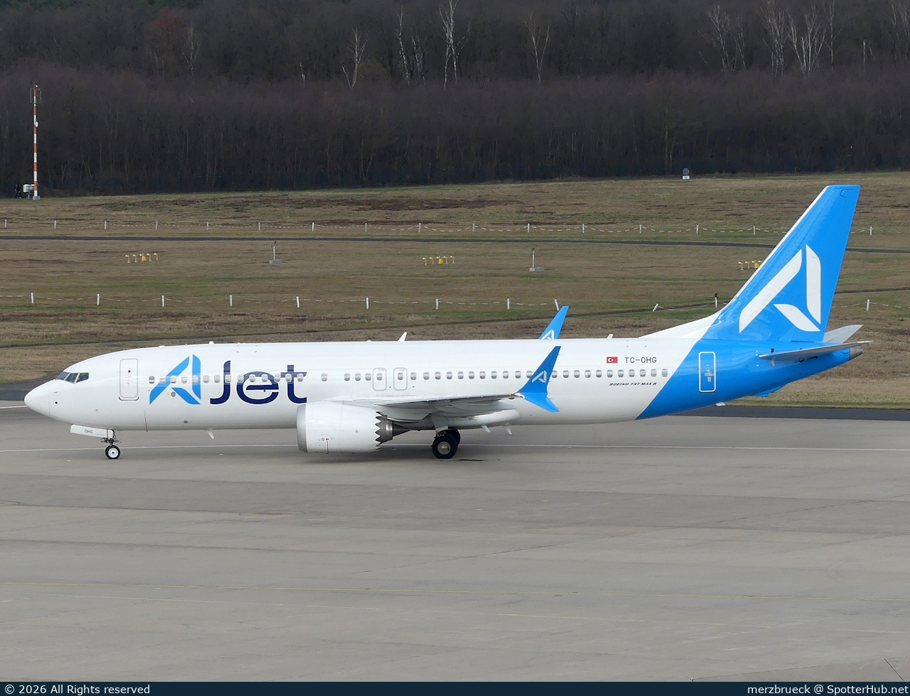 Photo of TC-OHG - Boeing 737 MAX 8 operated by AJet