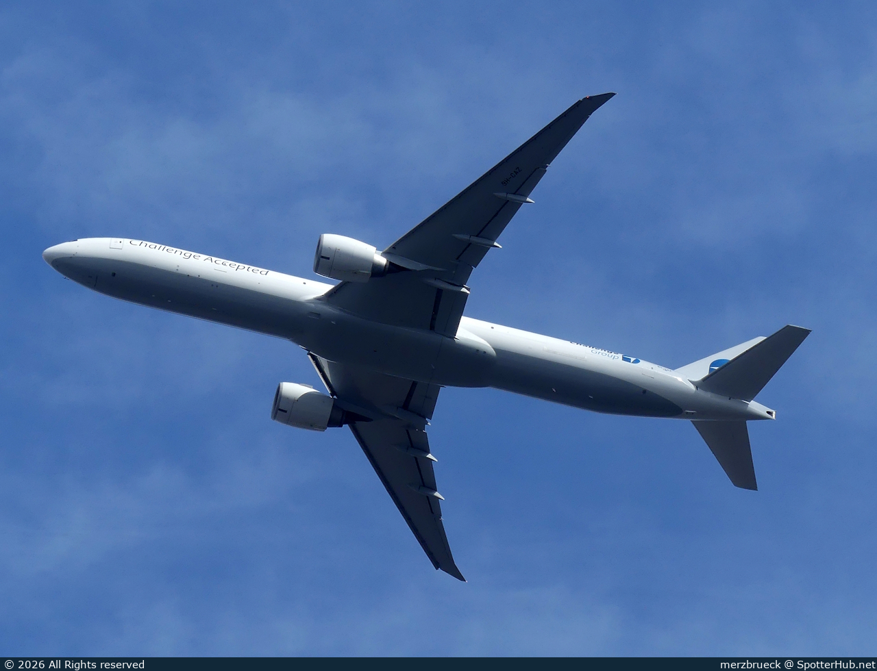 Photo of 9H-CAZ - Boeing 777-36N(ER)(SF) operated by Challenge Airlines MT