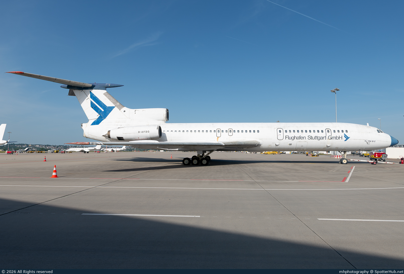 Photo of D-AFSG - Tupolev Tu-154B-2 operated by Flughafen Stuttgart