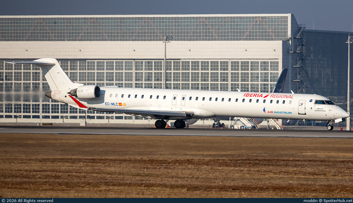 Photo of EC-MLC - Bombardier CRJ-1000 operated by Iberia Regional (opb Air Nostrum)