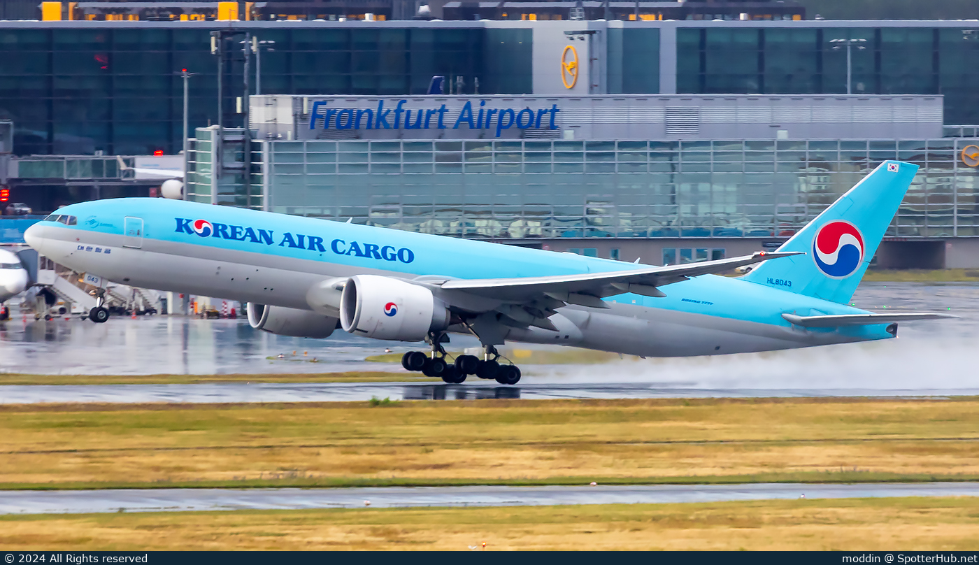 Photo of HL8043 - Boeing 777-FB5 operated by Korean Air Cargo