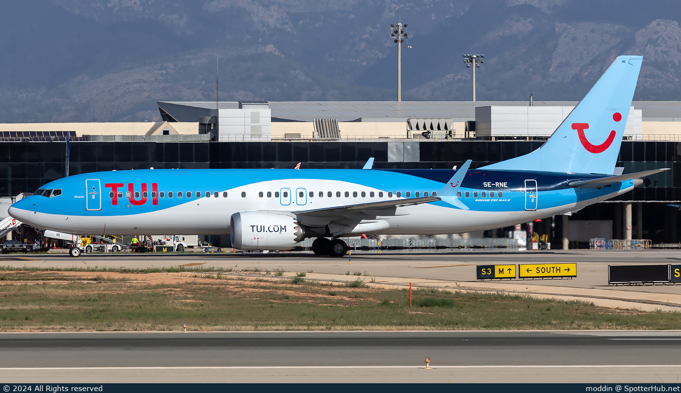 Photo of SE-RNE - Boeing 737 MAX 8 operated by TUIfly Nordic