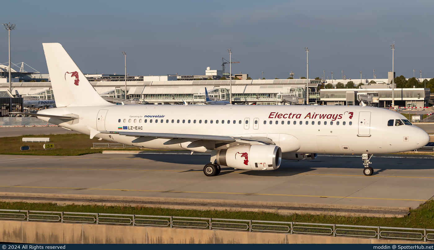 Photo of LZ-EAC - Airbus A320-232 operated by Electra Airways