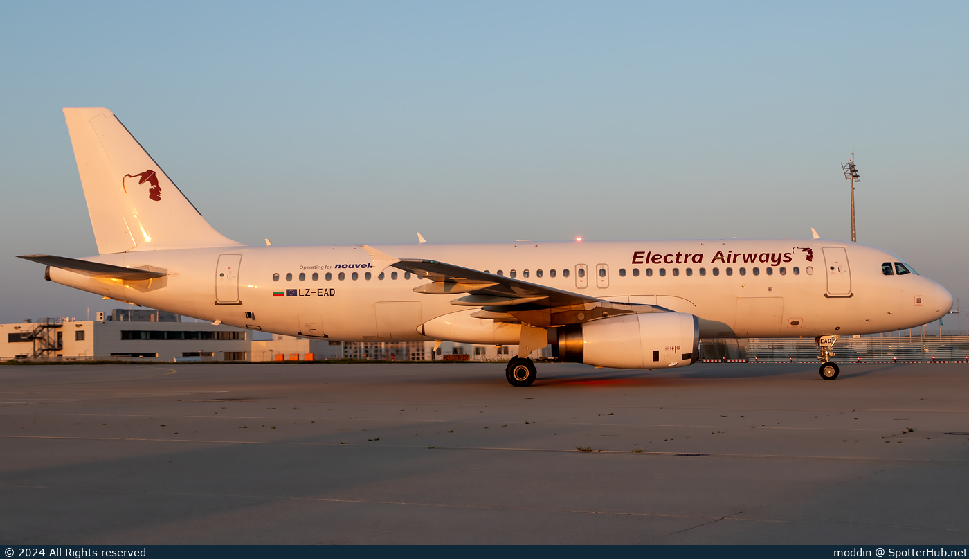 Photo of LZ-EAD - Airbus A320-232 operated by Electra Airways