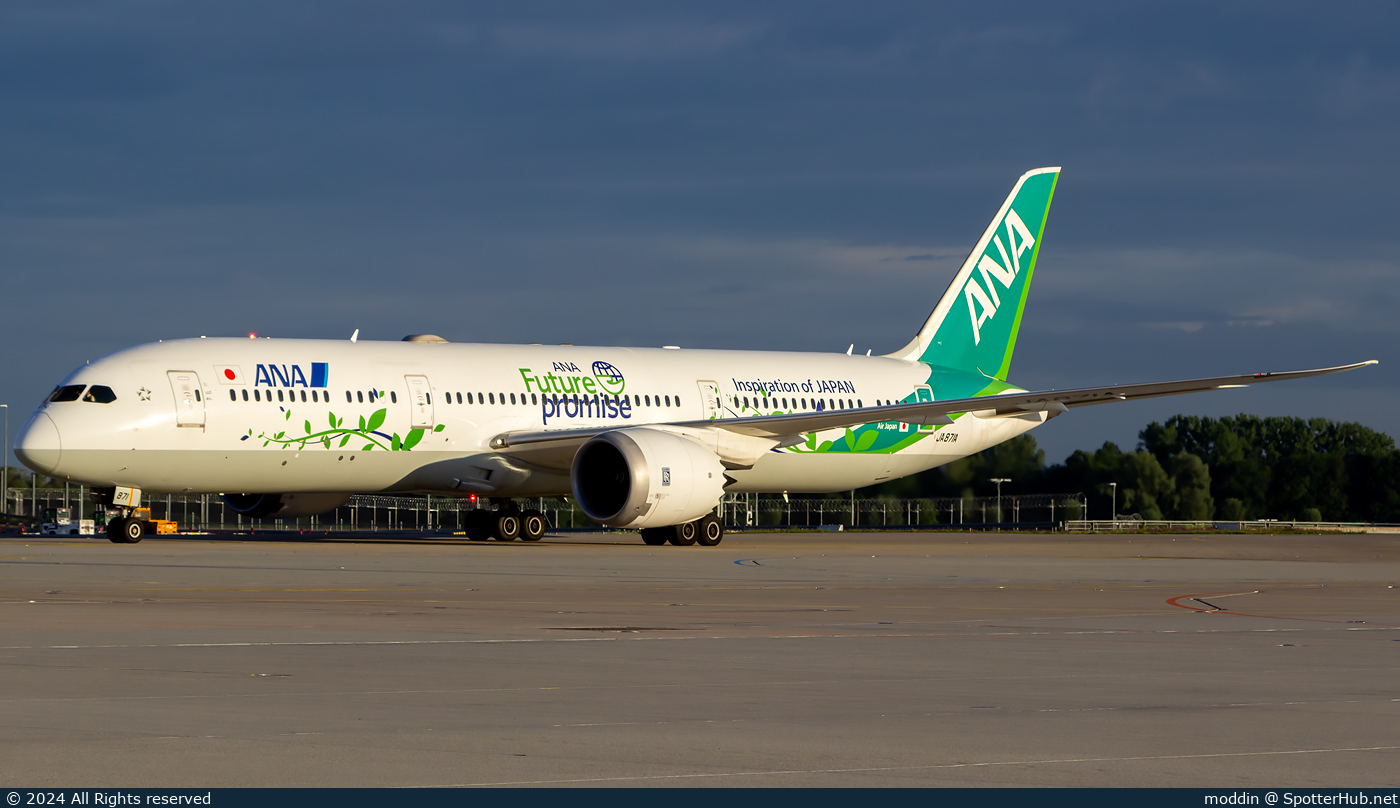 Photo of JA871A - Boeing 787-9 Dreamliner operated by ANA All Nippon Airways (opb Air Japan)