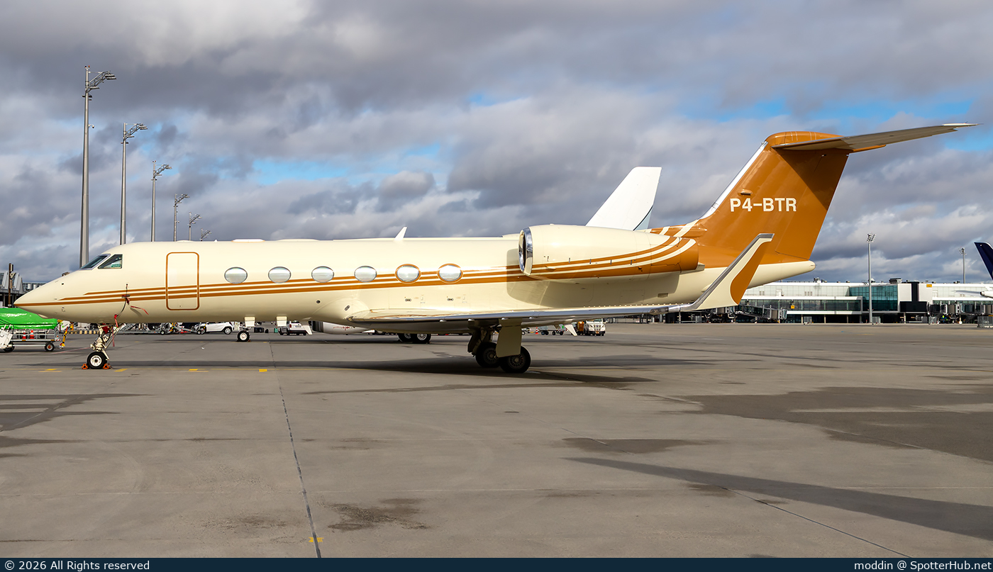 Photo of P4-BTR - Gulfstream GIV-X (G450) operated by Falcon Wings