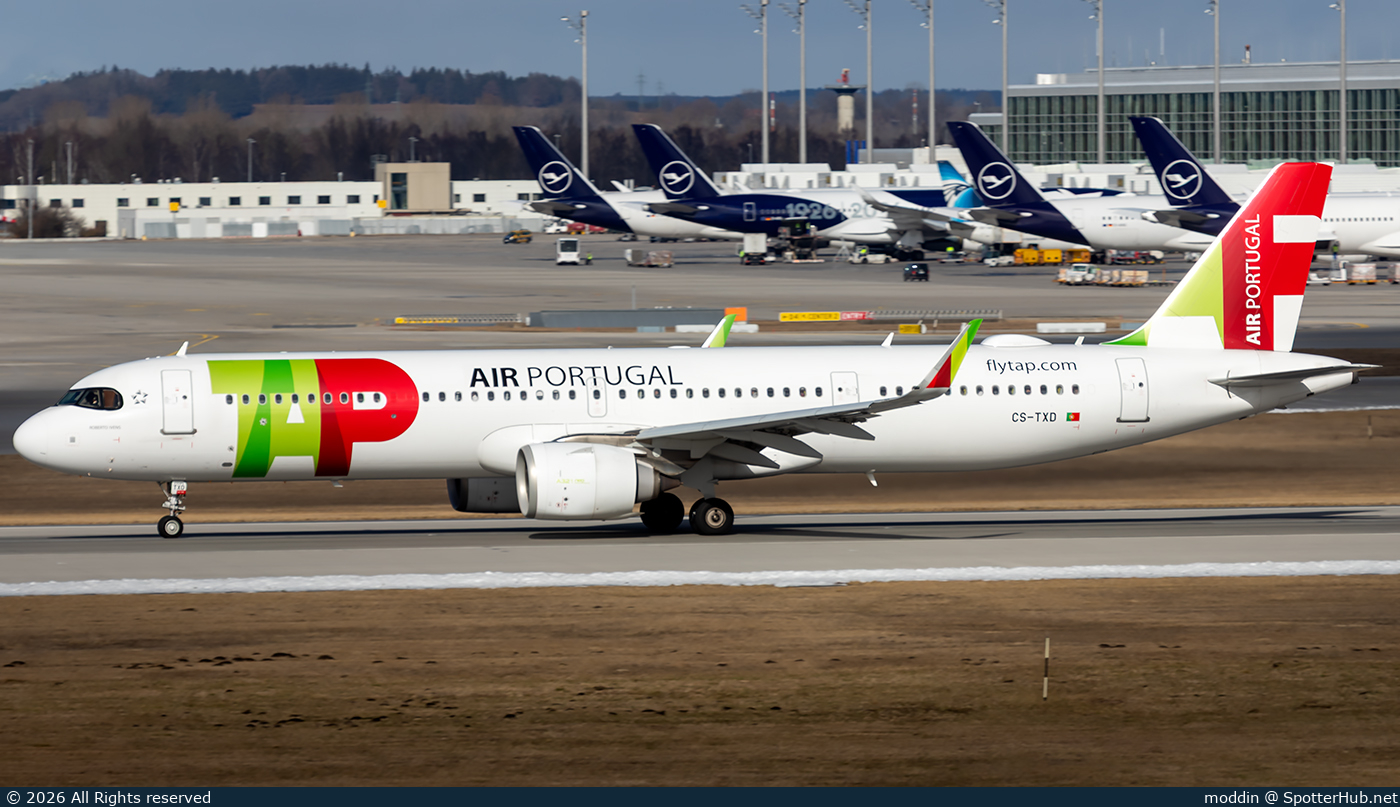 Photo of CS-TXD - Airbus A321-251NX operated by TAP Air Portugal