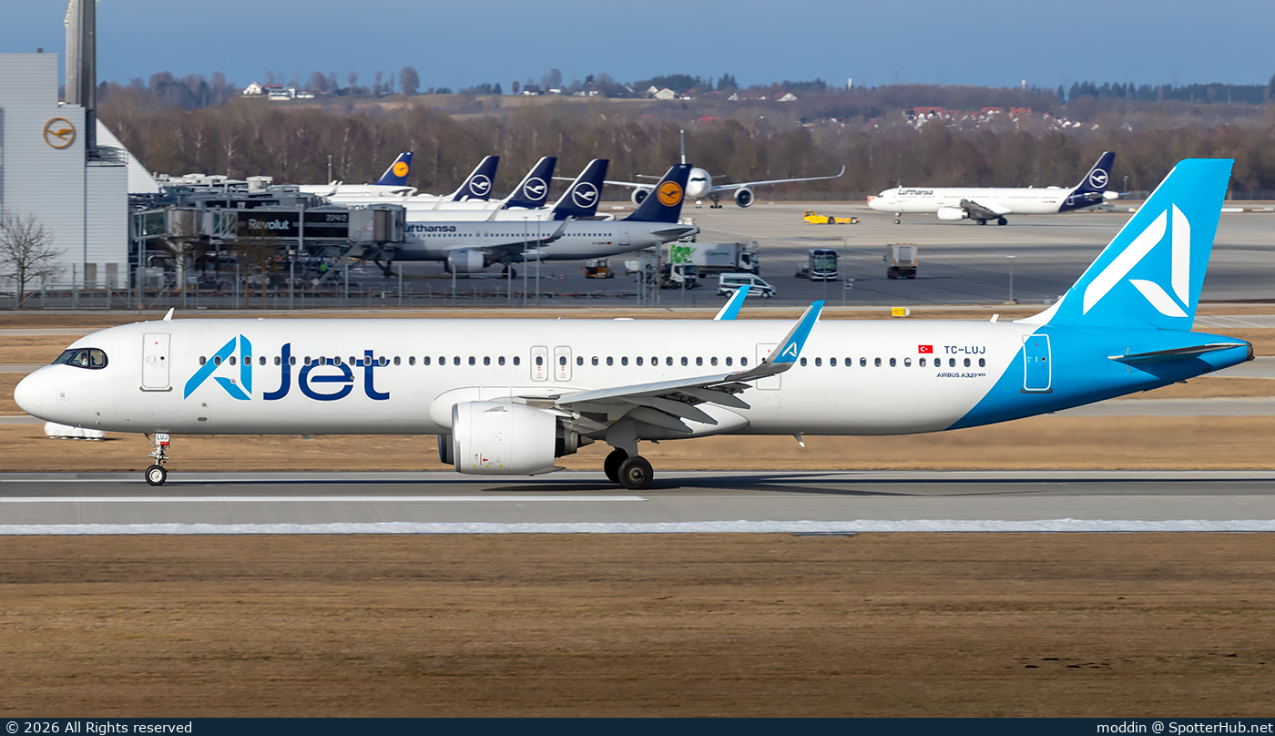 Photo of TC-LUJ - Airbus A321-271NX operated by AJet