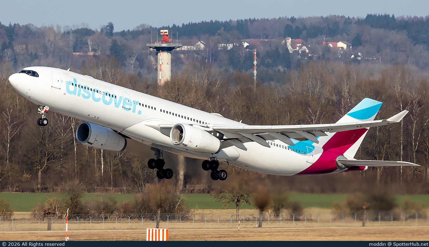 Photo of D-AIKF - Airbus A330-343 operated by Discover Airlines