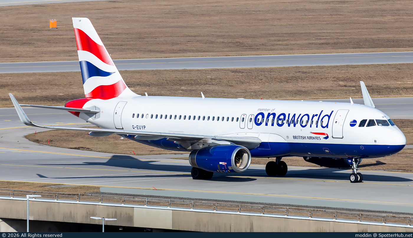 Photo of G-EUYP - Airbus A320-232 operated by British Airways