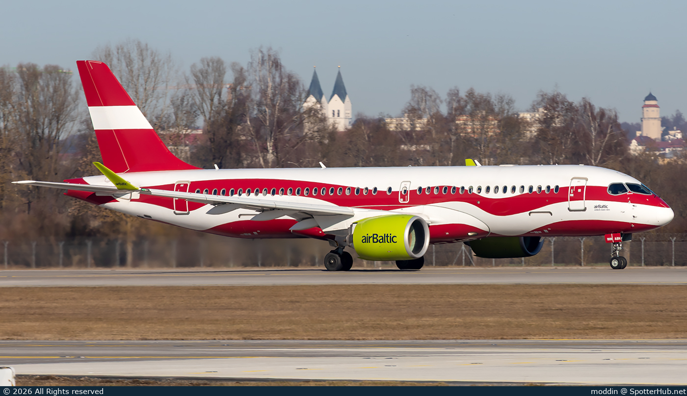 Photo of YL-ABN - Airbus A220-300 operated by airBaltic