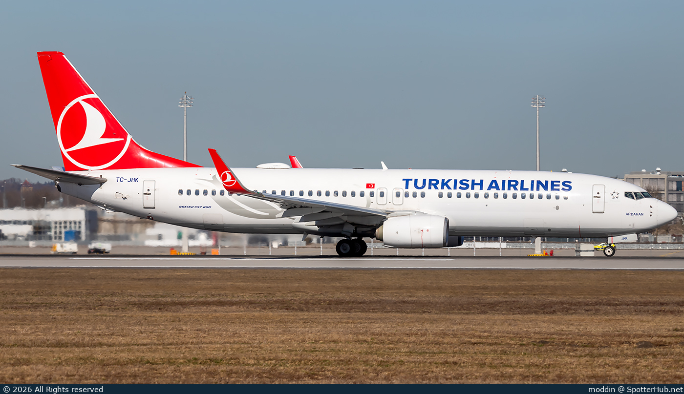 Photo of TC-JHK - Boeing 737-8F2 operated by Turkish Airlines