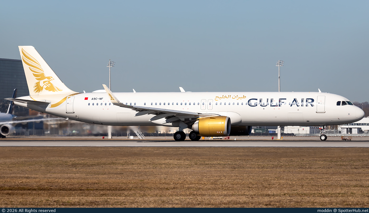 Photo of A9C-NF - Airbus A321-253NX operated by Gulf Air