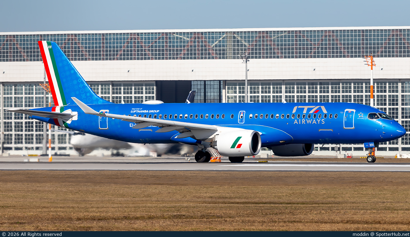 Photo of EI-HHV - Airbus A220-300 operated by ITA Airways