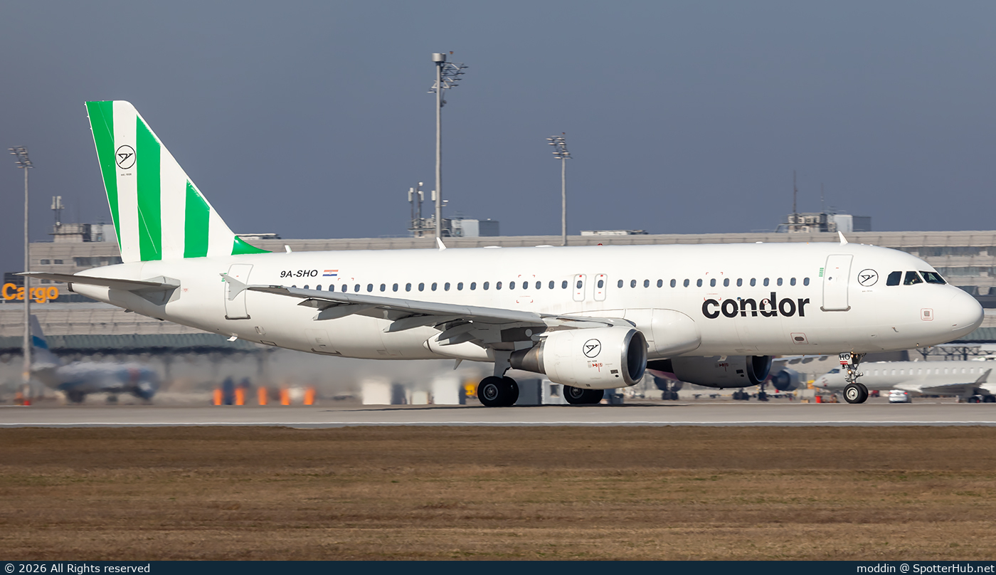Photo of 9A-SHO - Airbus A320-214 operated by Condor (opb Fly Air41 Airways)