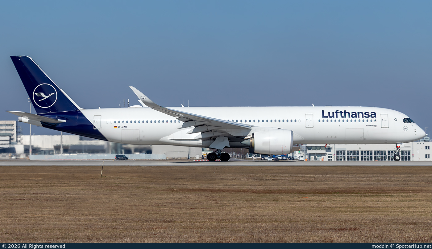 Photo of D-AIXO - Airbus A350-941 operated by Lufthansa