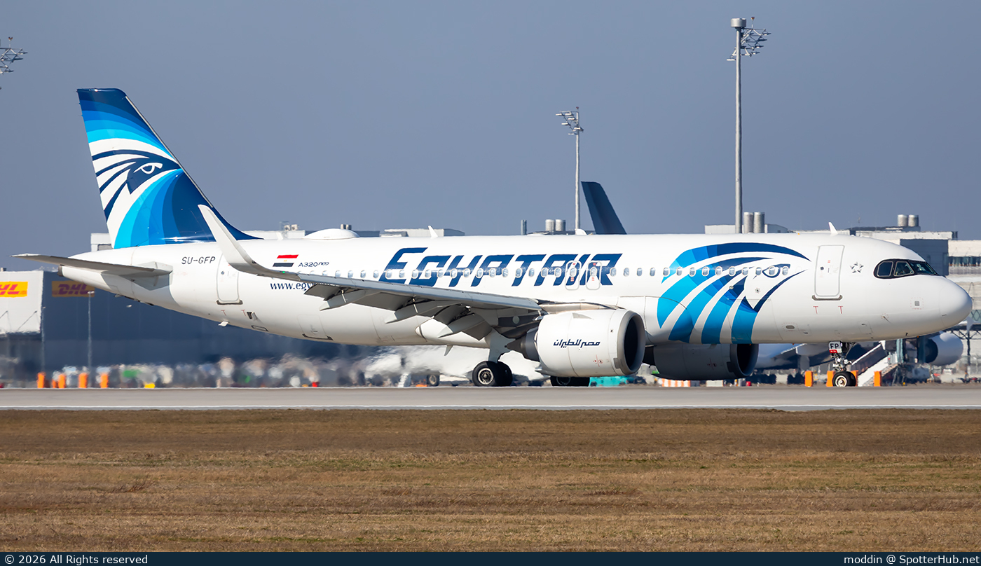 Photo of SU-GFP - Airbus A320-251N operated by Egyptair
