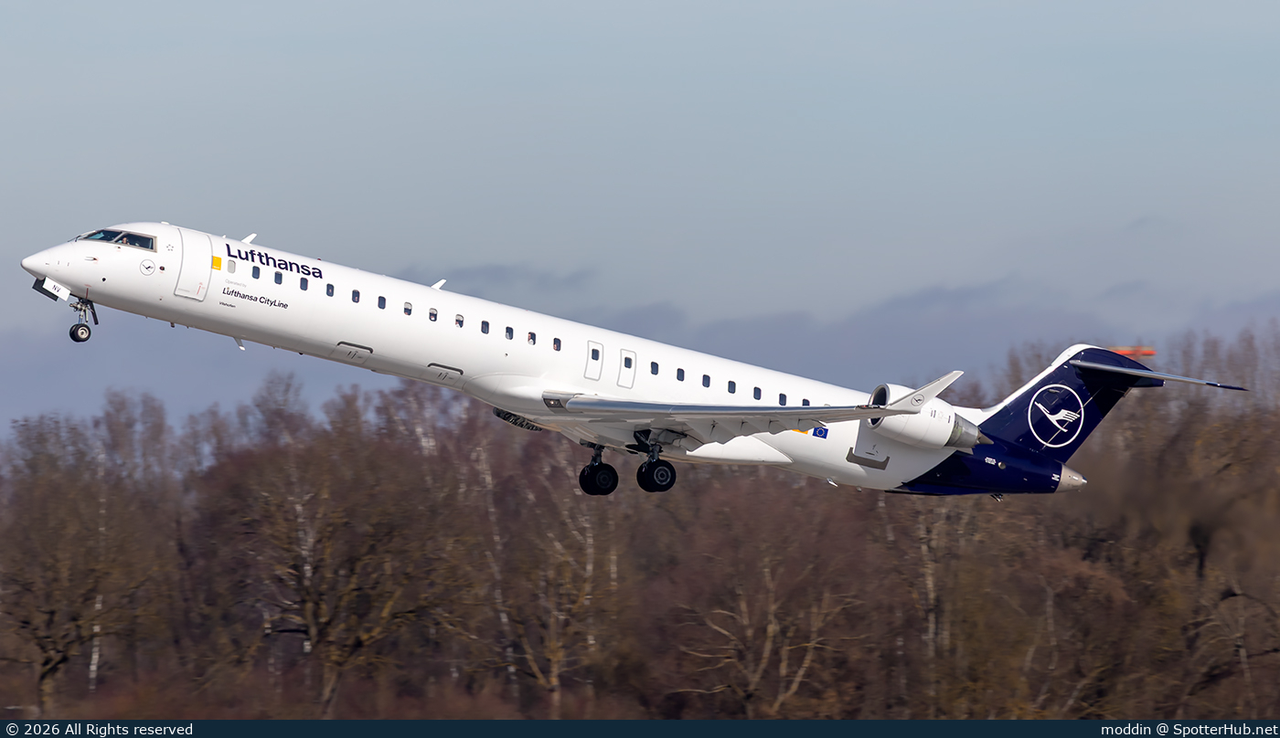 Photo of D-ACNV - Bombardier CRJ-900LR operated by Lufthansa CityLine