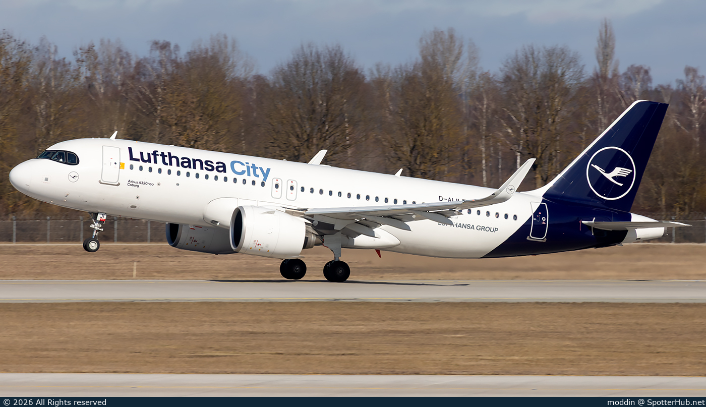 Photo of D-AIJI - Airbus A320-271N operated by Lufthansa City Airlines